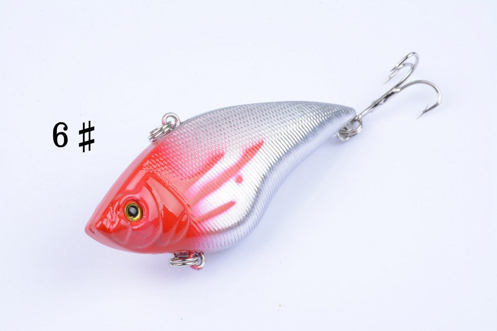 6x 7cm Vib Bait Fishing Lure Lures Hook Tackle Saltwater - Outbackers