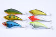 6x 7cm Vib Bait Fishing Lure Lures Hook Tackle Saltwater - Outbackers