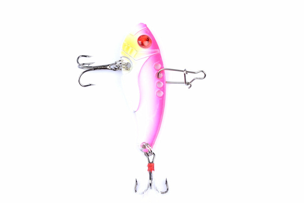 4x 5.5cm Vib Bait Fishing Lure Lures Hook Tackle Saltwater - Outbackers