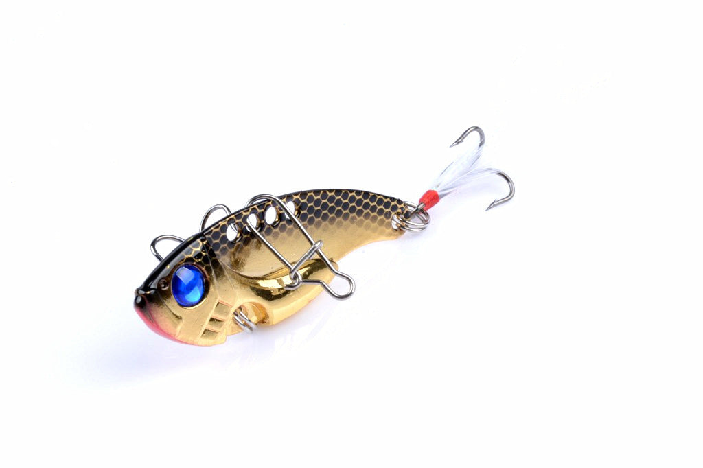 4x 5.5cm Vib Bait Fishing Lure Lures Hook Tackle Saltwater - Outbackers