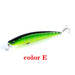 5x Popper Minnow 13cm Fishing Lure Lures Surface Tackle Fresh Saltwater - Outbackers