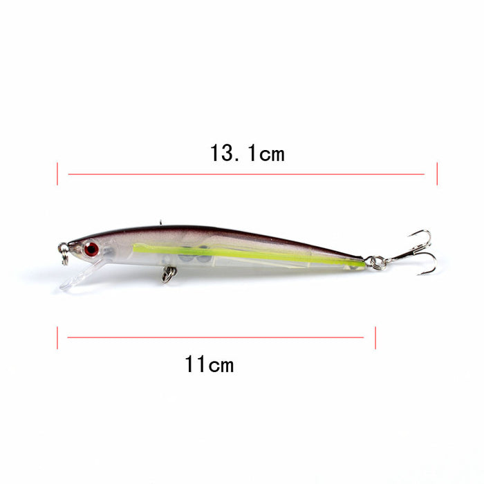 6x Popper Minnow 11cm Fishing Lure Lures Surface Tackle Fresh Saltwater