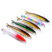 6x Popper Minnow 11.7cm Fishing Lure Lures Surface Tackle Fresh Saltwater - Outbackers