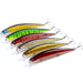 6x Popper Minnow 12.5cm Fishing Lure Lures Surface Tackle Fresh Saltwater - Outbackers