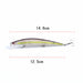 6x Popper Minnow 12.5cm Fishing Lure Lures Surface Tackle Fresh Saltwater - Outbackers