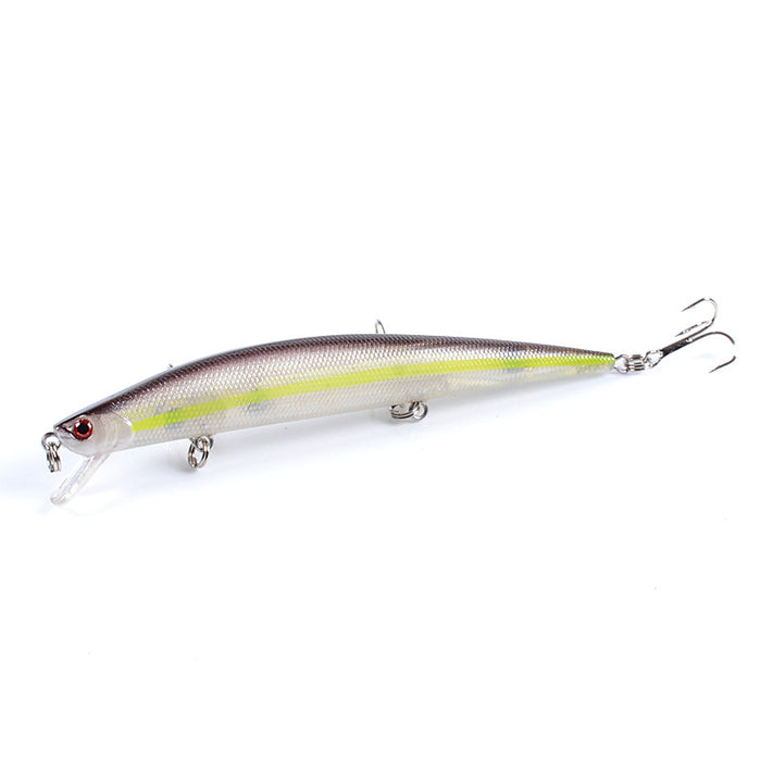 6x Popper Minnow 12.5cm Fishing Lure Lures Surface Tackle Fresh Saltwater - Outbackers