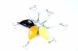 6X 4cm Popper Poppers Fishing Lure Lures Surface Tackle Fresh Saltwater - Outbackers