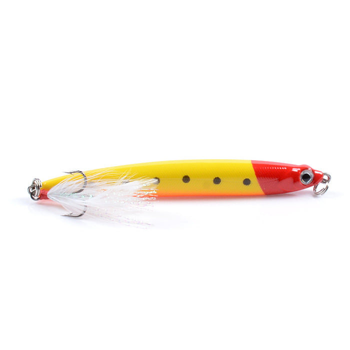 6x Popper Minnow 10cm Fishing Lure Lures Surface Tackle Fresh Saltwater - Outbackers