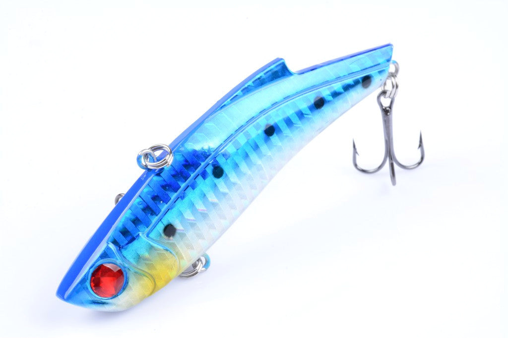 5x 9cm Vib Bait Fishing Lure Lures Hook Tackle Saltwater - Outbackers