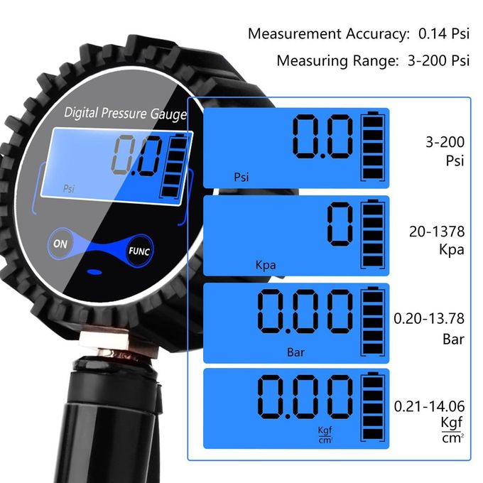 Digital Tyre Pressure Gauge - Outbackers