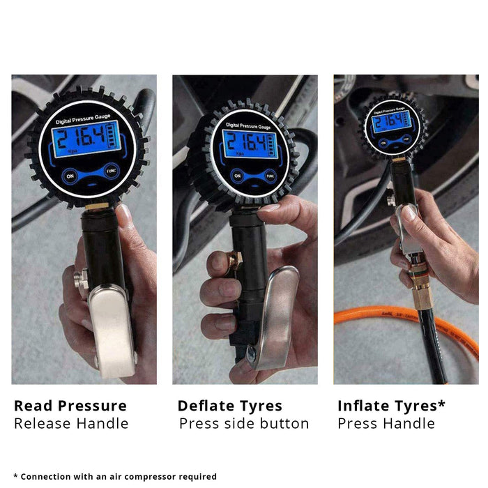 Digital Tyre Pressure Gauge - Outbackers