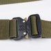 Mountgear Multifunctional Men's Outdoor Tactical Belt Outside Military Training Belt Green - Outbackers