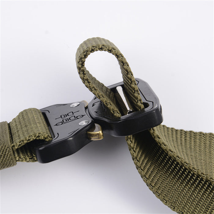 Mountgear Multifunctional Men's Outdoor Tactical Belt Outside Military Training Belt Green - Outbackers