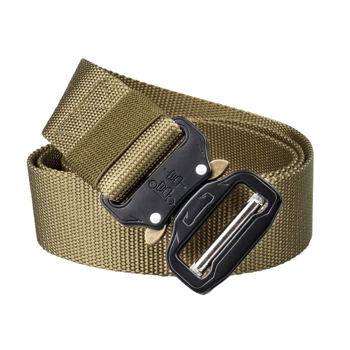 Mountgear Multifunctional Men's Outdoor Tactical Belt Outside Military Training Belt Green - Outbackers