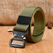 Mountgear Multifunctional Men's Outdoor Tactical Belt Outside Military Training Belt Green - Outbackers