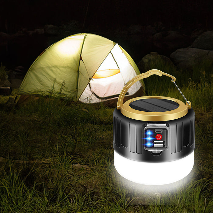 Mountgear USB Rechargeable Waterproof Outdoor Lantern Solar LED Bulb Camping Tent Lights - Outbackers