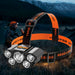 Mountgear Strong Headlight Induction Charging Super Bright USB Rechargeable Head Light - Outbackers