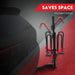 2 Bicycle Bike Rack Rear Car Carrier 2" Hitch Mount Platform Foldable - Outbackers