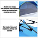 Waterproof Automatic Camping Tent 3-4 Person Come with Moisture Proof Pad(Blue) - Outbackers