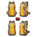 40L Waterproof Outdoor Hiking Backpack Camping Outdoor Trekking Bag(Yellow) - Outbackers