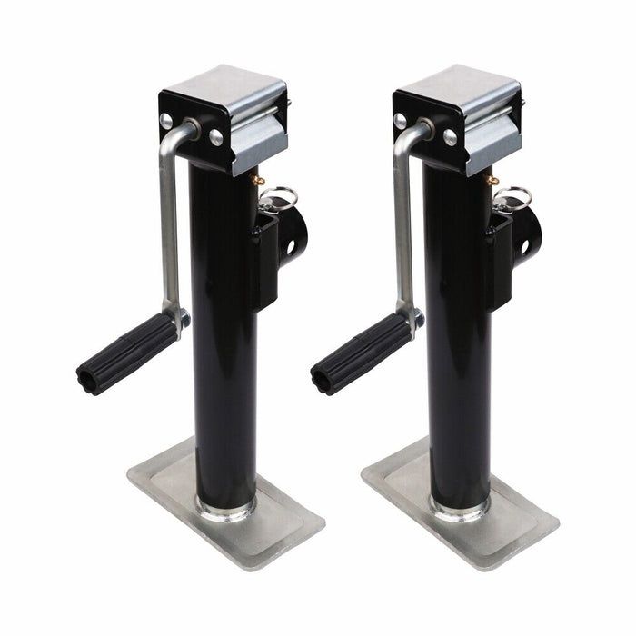 2x Trailer Caravan Canopy Jack Stand 2267kg/ 5000lbs Heavy Duty Weld Bracket - Outbackers