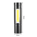 Super Bright COB Mini LED Flashlight USB Rechargeable Camping Small Torch Lamp - Outbackers