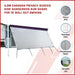 4.3m Caravan Privacy Screen Side Sunscreen Sun Shade for 15' Roll Out Awning - Outbackers