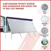 4.0m Caravan Privacy Screen Side Sunscreen Sun Shade for 14' Roll Out Awning - Outbackers