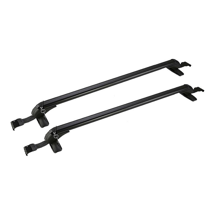 Lockable Aluminium Car Roof Rack Bars Without Rail Anti Theft Luggage Carrier - Outbackers