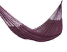 Outdoor undercover cotton Mayan Legacy hammock King size Maroon - Outbackers