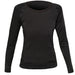 Sherpa Unisex Merino Wool Scoop Neck L/S Thermal Top Black - Outbackers