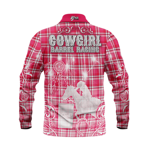 Barrel Racing Cowgirl Polo Shirt - Outbackers