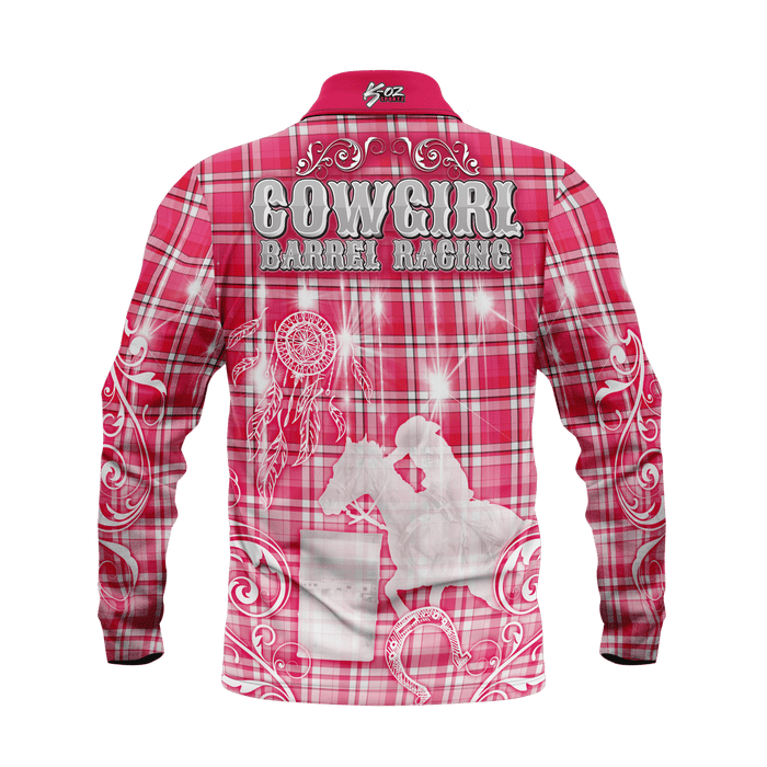 Barrel Racing Cowgirl Polo Shirt - Outbackers