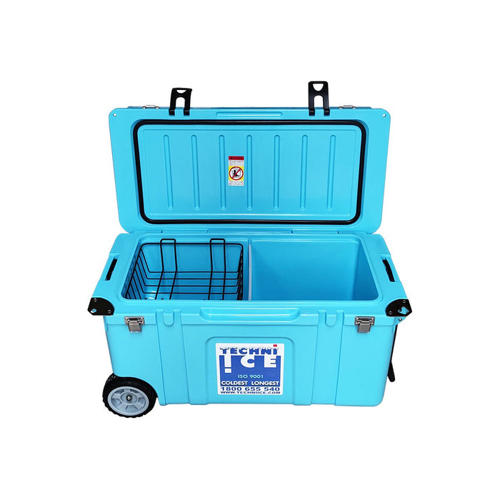 Techni Ice Signature Hardcore Premium Ice Box 75L with Wheels - Outbackers