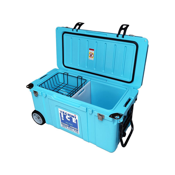 Techni Ice Signature Hardcore Premium Ice Box 75L with Wheels - Outbackers