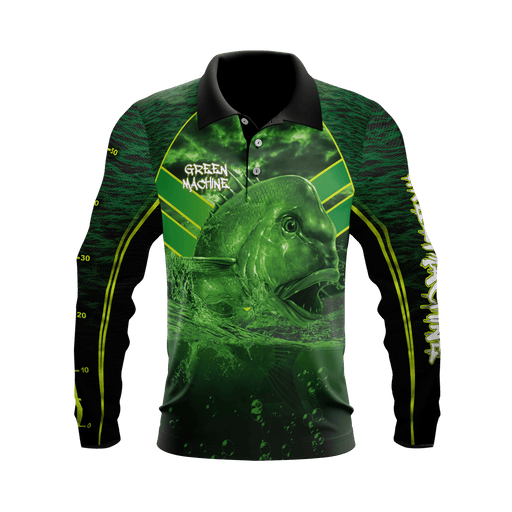 Green Machine NRL Polo Shirt - Outbackers