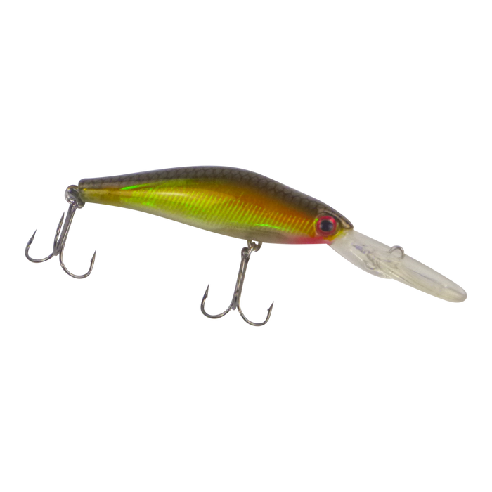 Finesse Longlip Minnow, Tiger Gold, 90mm - Outbackers