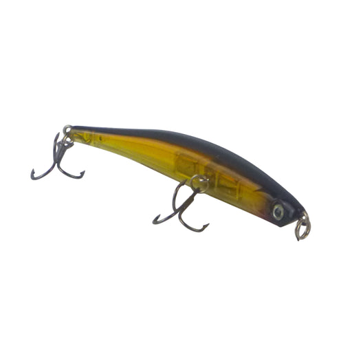 Toppu Mizzu Sidewinder Bent Minnow, 95mm, Opaque Gold - Outbackers