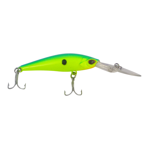 Finesse Wobbler Diving Lure, Ballistic Green, 90mm - Outbackers