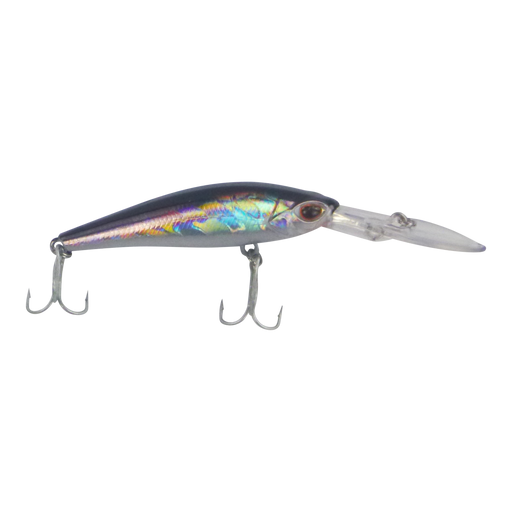 Finesse Wobbler Diving Lure, Silver Mullet. 90mm - Outbackers